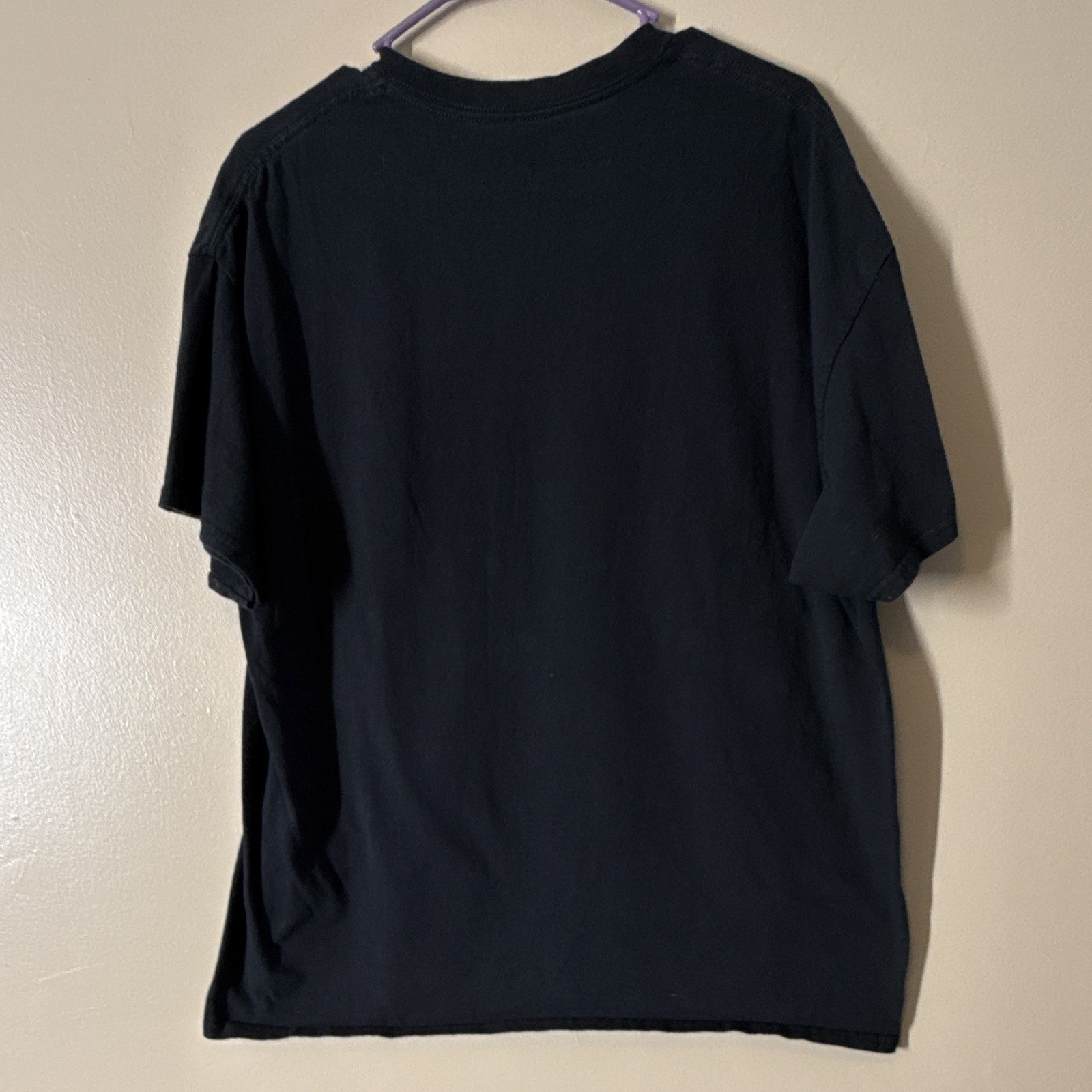 Spencer's Black Skull Graphic Print Crew Neck Short Sleeve T-Shirt XL gallery