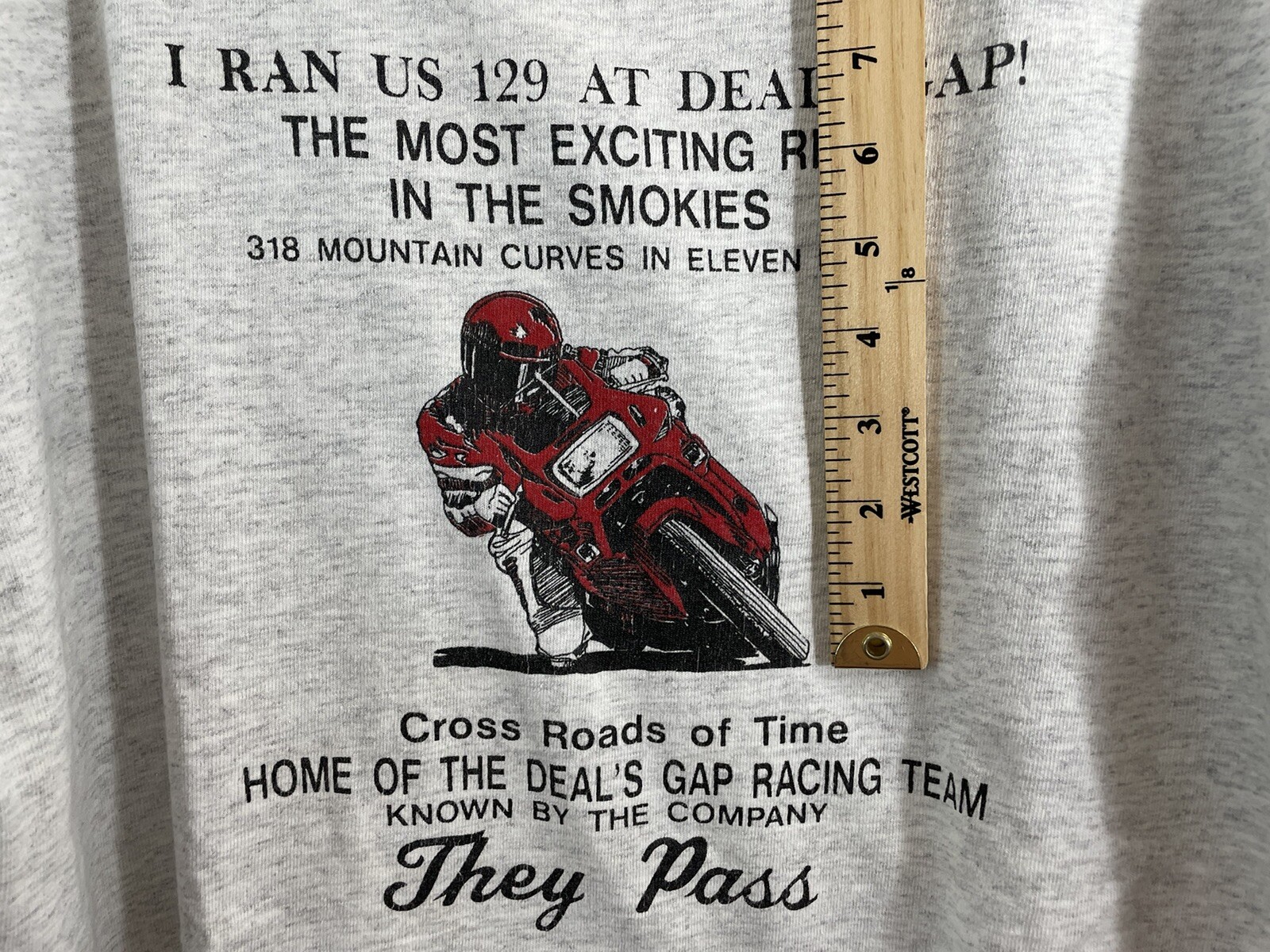 Deals Gap Sport Bike Racing Vintage Made USA Wolfe gallery