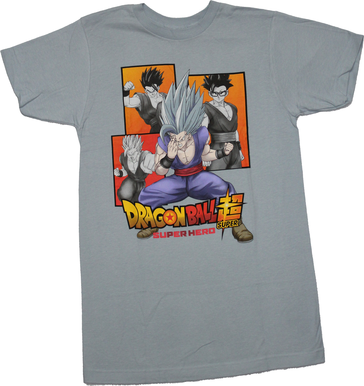 Dragon Ball Z New Adult T-Shirt - Beast Gohan Over Superhero Logo gallery