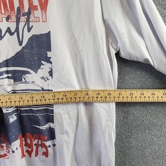 Kid Dangerous Death Valley Drift Long Sleeve Tee Men’s XL White Crew Neck