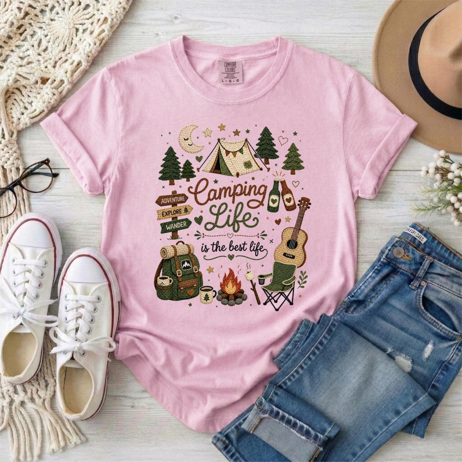 Outdoor Adventure Shirt Camping Life Shirt, Camping Shirt gallery