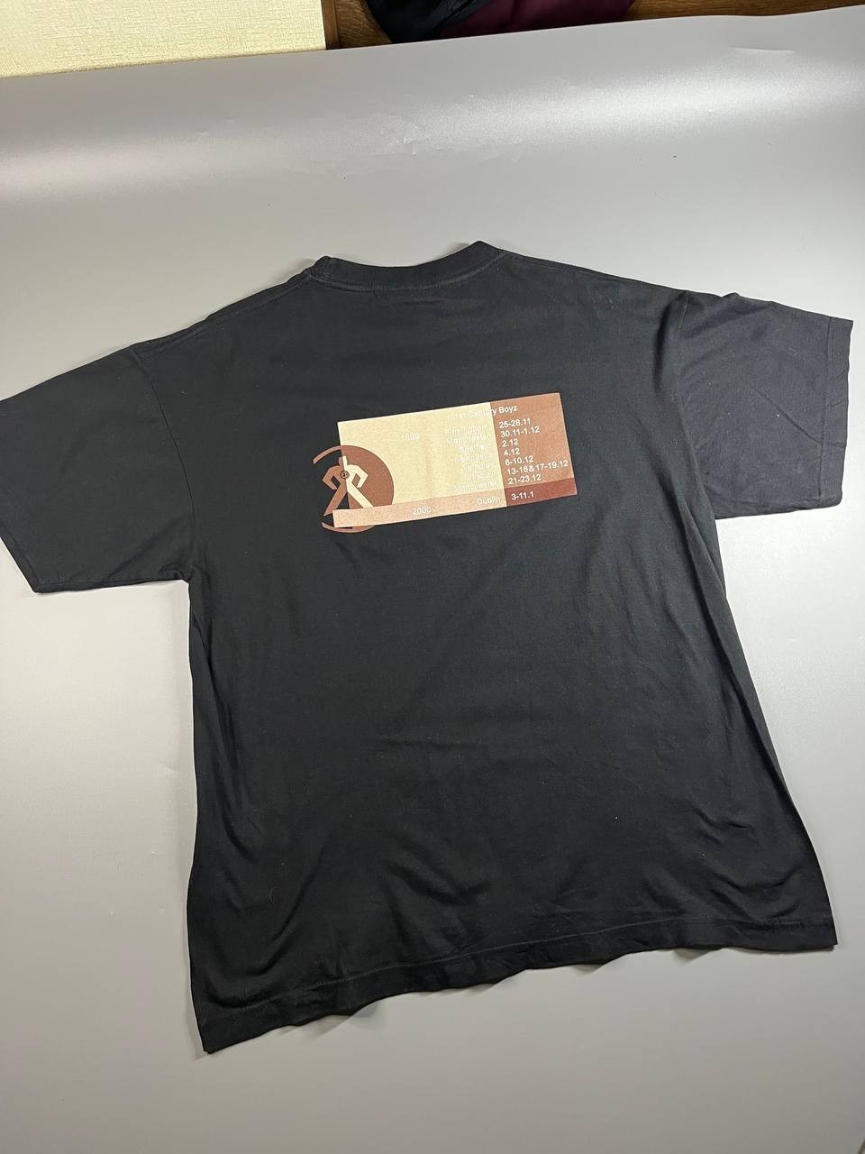 Vintage 1999 Boyzone Tour T-Shirt Mens M Black Graphic Band Merch 90s Pop gallery