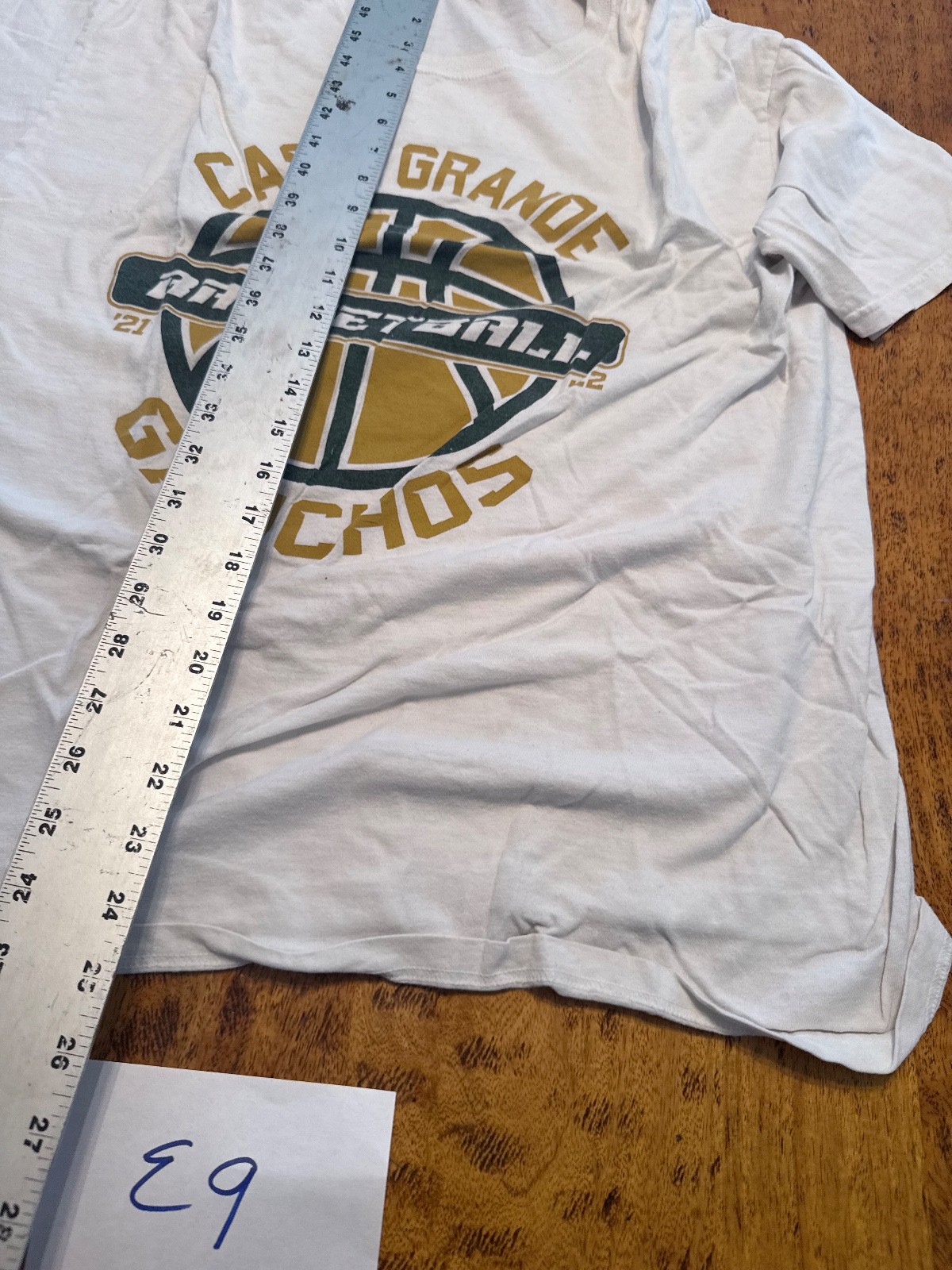 CASA GRANDE High School Basketball SZ L TEE E9 gallery