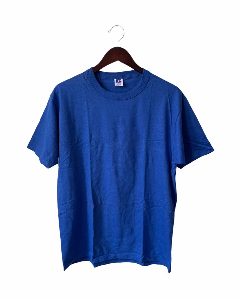 vintage russell athletic crewneck t-shirt mens size large deadstock NOS 80s 🇺🇸 gallery