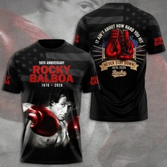 Rocky Balboa 50th Anniversary 3D Apparel Unisex Shirt AOP S-5XL Style54