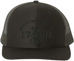 Don’t Tread On Me 2A Richardson Embroidered One Size Fits All Trucker Hats