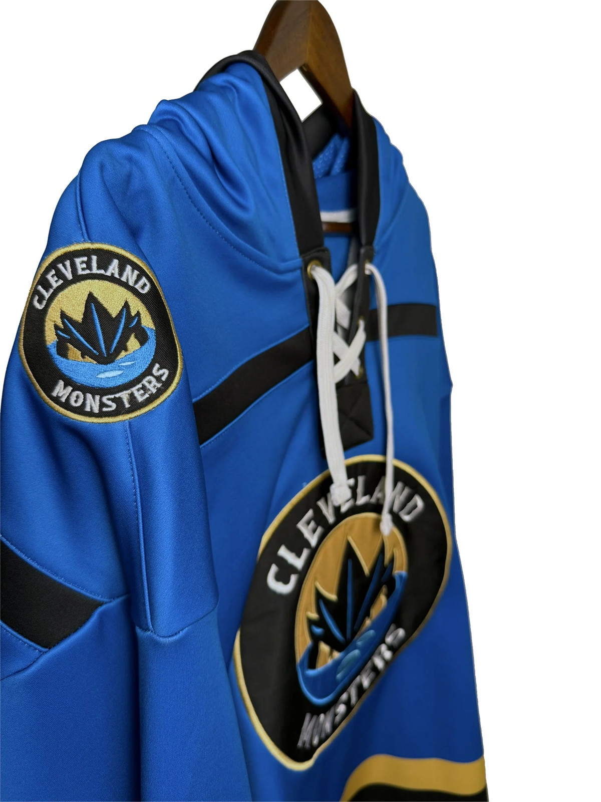 Cleveland Monsters AHL Hockey Embroidered Lace Hoodie gallery