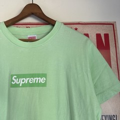 2007 Supreme Lime Green Box Logo Size Medium Tshirt Rare