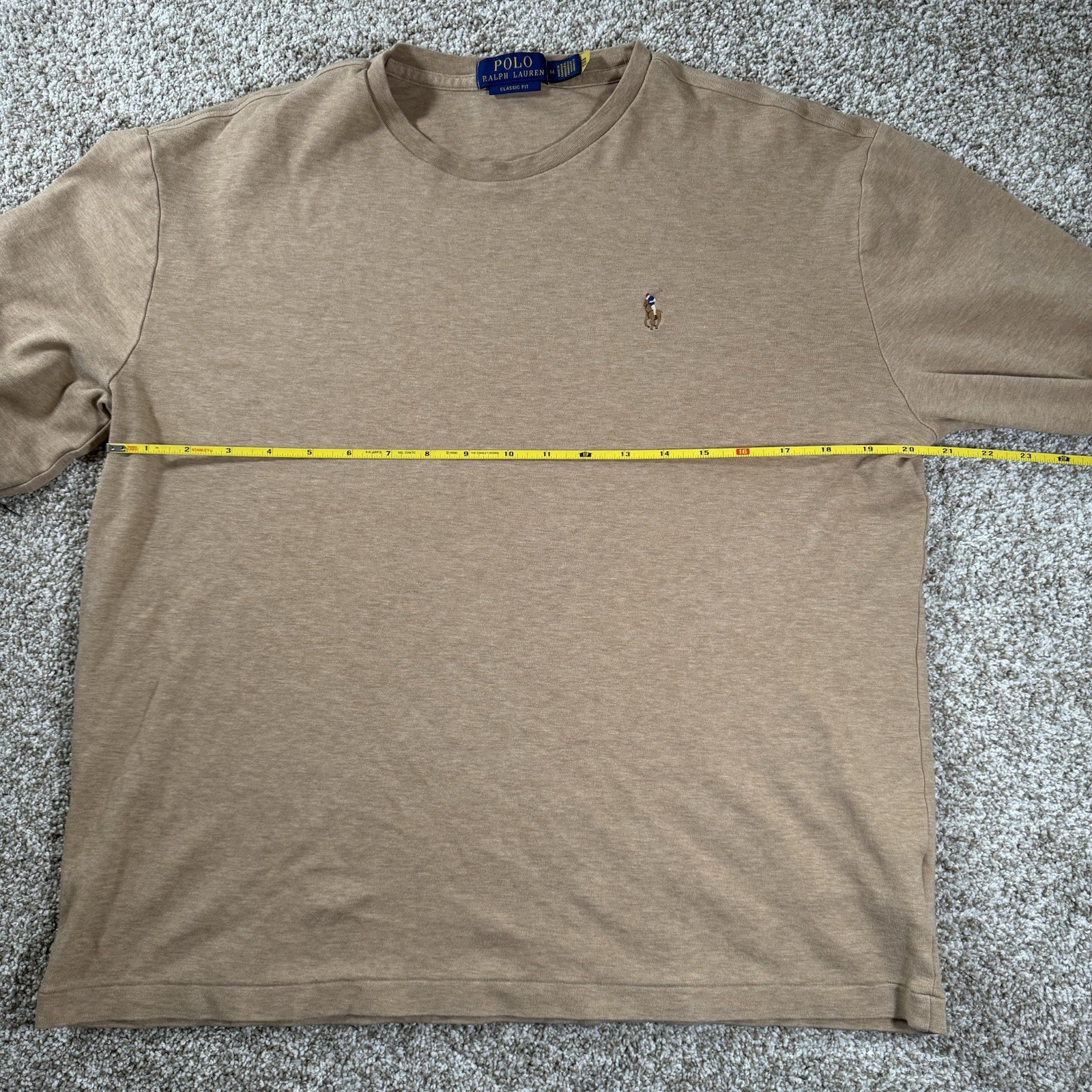 Polo Ralph Lauren Size M Long Sleeve Soft Cotton Classic Fit Cuffed Wrists Shirt gallery
