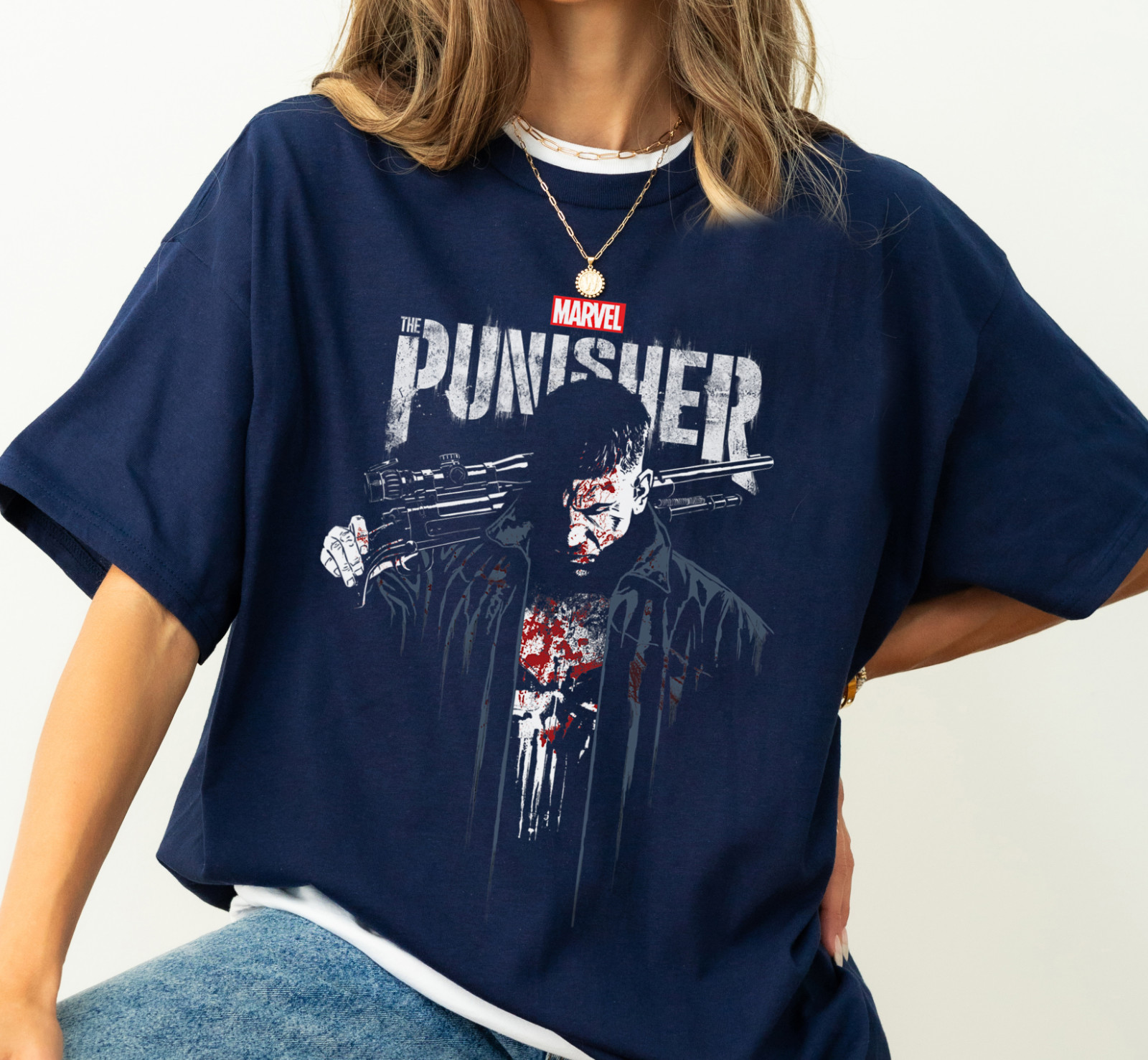 Marvel The Punisher Frank Castle Vigilante Unisex T-shirt Kid Shirt 111051 gallery