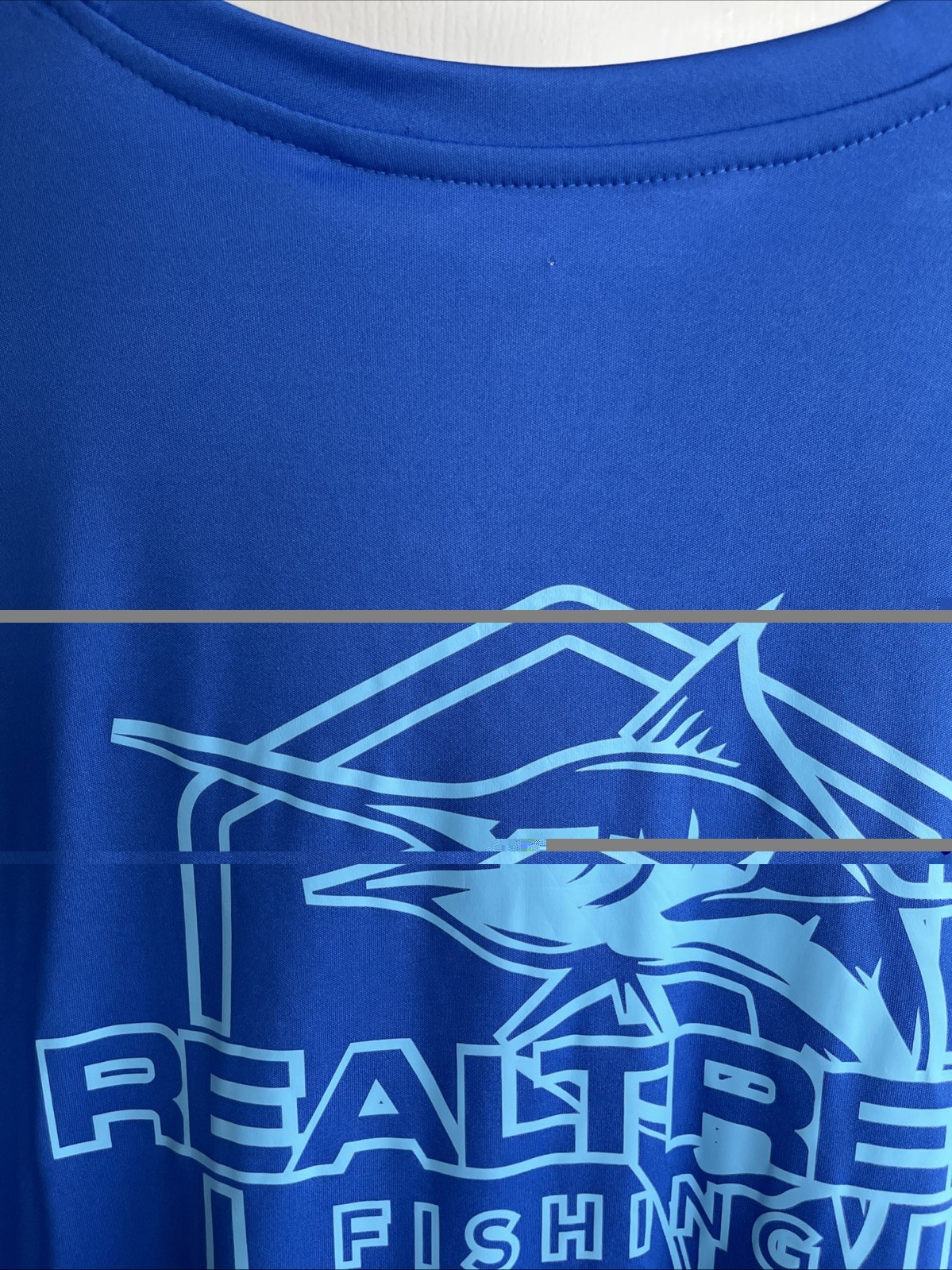 Realtree Marlin Tee T-Shirt Men's Sz XL Hunting Royal Blue Running Walking Gym gallery