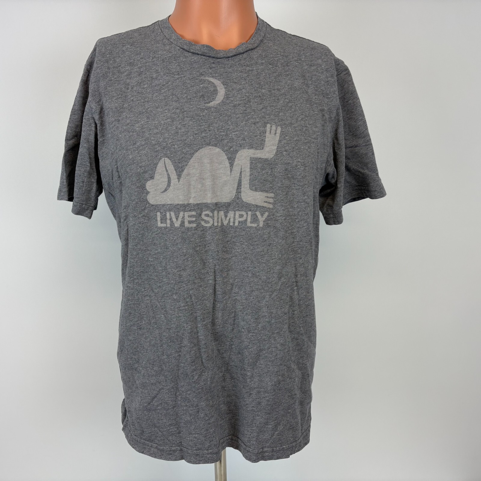 Patagonia Live Simply T Frog T Shirt Mens Size L Grey gallery