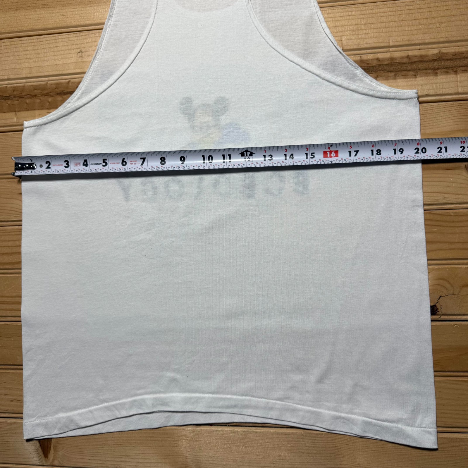 Vintage 80s 90s Mickey Mouse Baby Bobology Racerback Tank Top USA Made Youth XL gallery