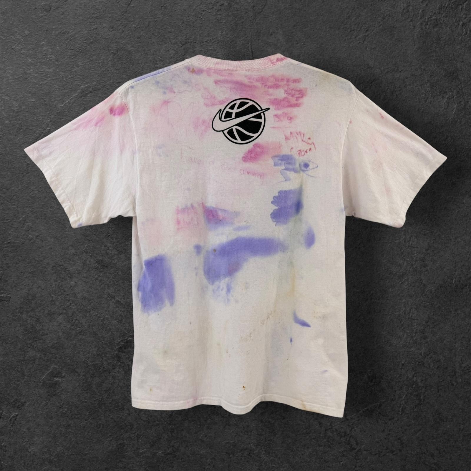 VTG Nike Jen Rizzotti Hoop Camp T Shirt Mens Medium White Basketball Graphic gallery