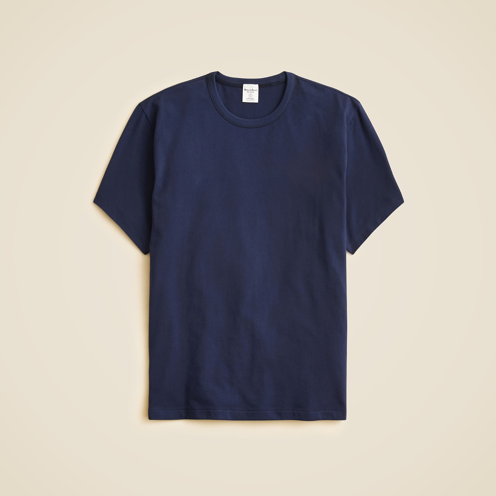 NWT - J. CREW Wallace & Barnes Heritage-Weight Cotton T-Shirt, Blue Sz L - $55 gallery