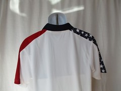 American Flag Polo Golf Premium Shirt – Stars & Stripes – Men’s Sizes S-3XL New