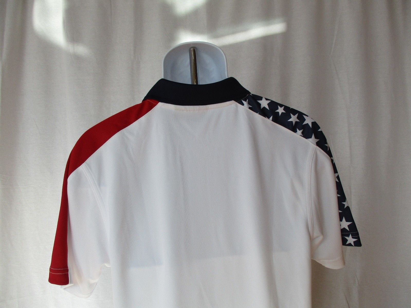 American Flag Polo Golf Premium Shirt - Stars & Stripes - Men’s Sizes S-3XL New gallery