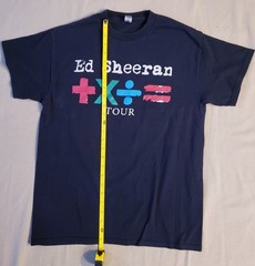 Ed Sheeran Mathematics Tour Black T-Shirt