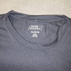 Dickies Black Xtralarge Mens Performance Tee Regular Fit