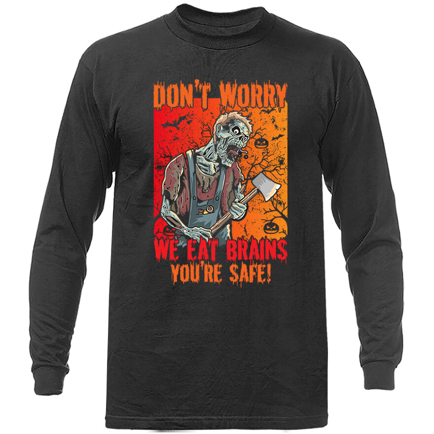 Halloween Costume Spooky Witches Pumpkin Ghost Graphic Long Sleeve