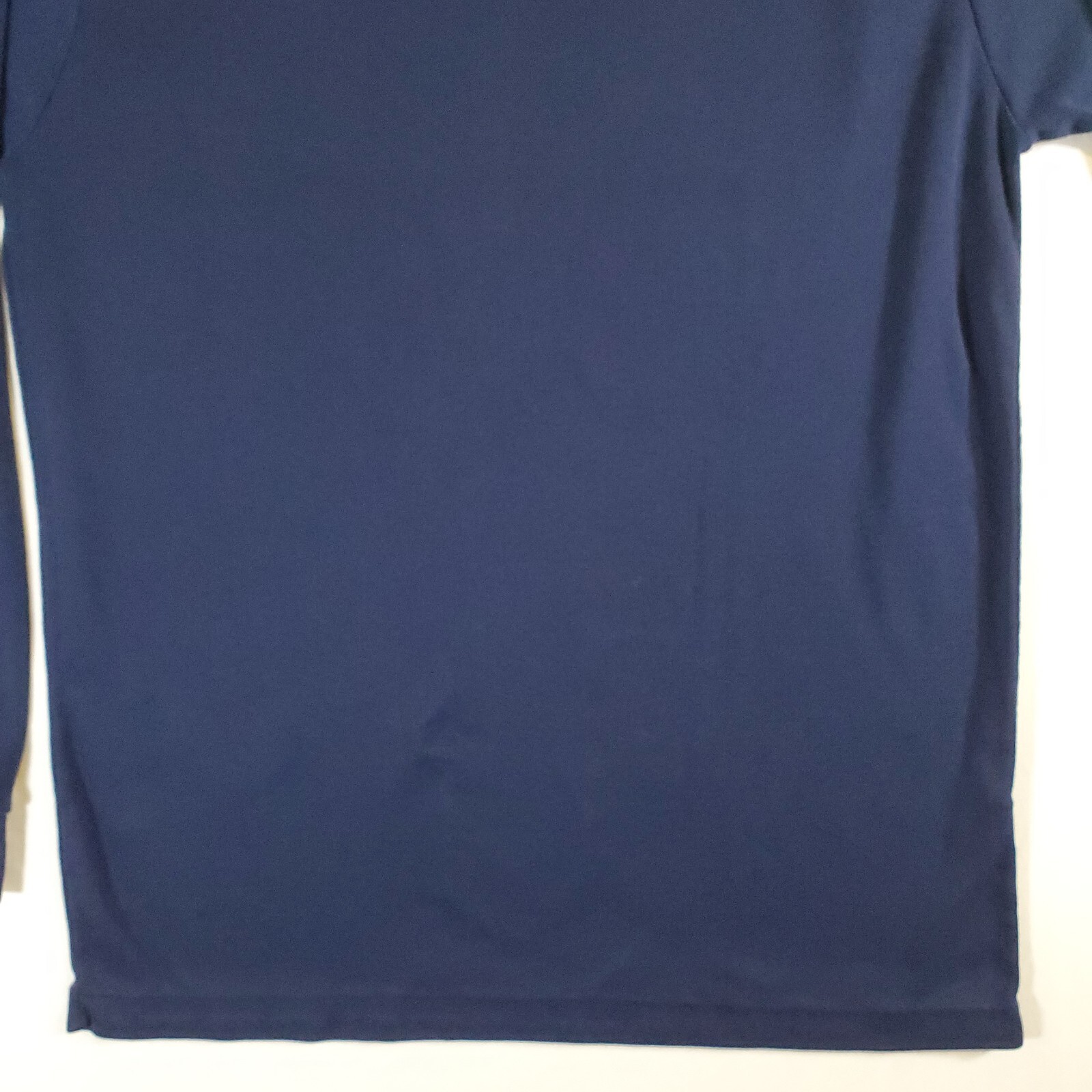 Oakton Ltd Blue Turtleneck Polycotton VTG 80s - Large Long Sleeve TShirt Shirt gallery