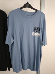 Goodmove M&S Men’s 3Pcs Regular Fit T-Shirts Size L Grey Black Blue NEW