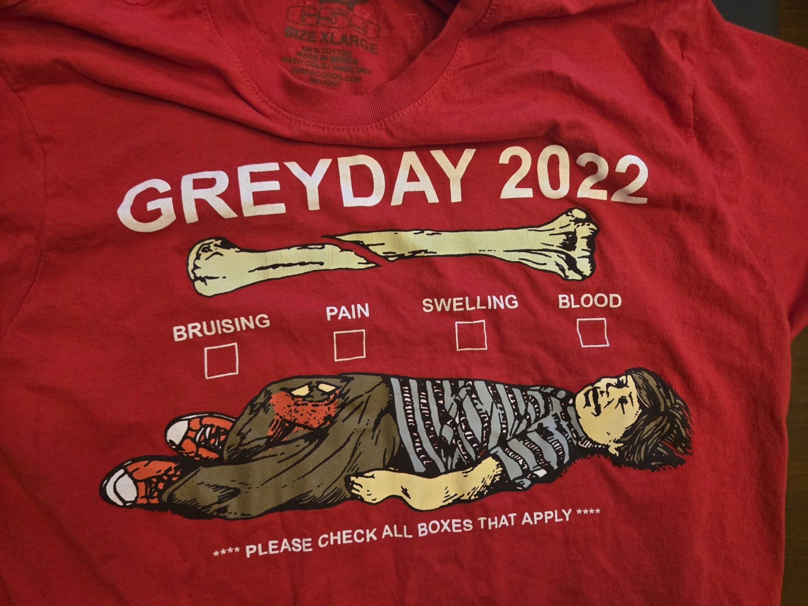 Suicideboys G59 Grey Day 2022 Tour Shirt Mens XL Red Hip Hop Rap Tee Crew Neck gallery