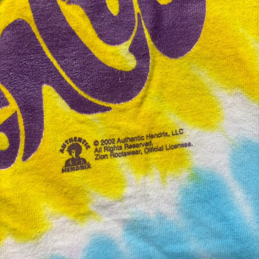 Vintage Jimi Hendrix Experience Shirt Mens Large Tye Dye Single Stitch Y2K gallery