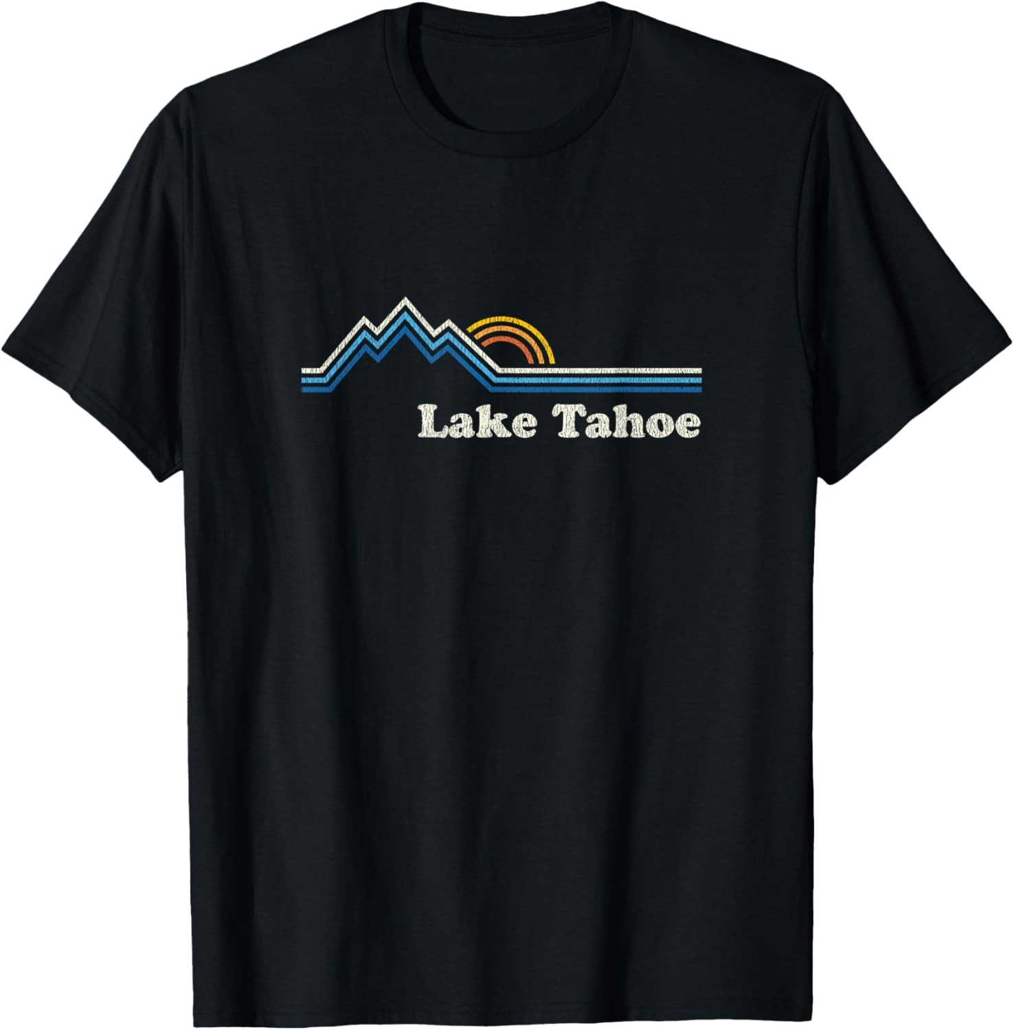 Retro Lake Tahoe California T Shirt Vintage Sunrise Mountain gallery