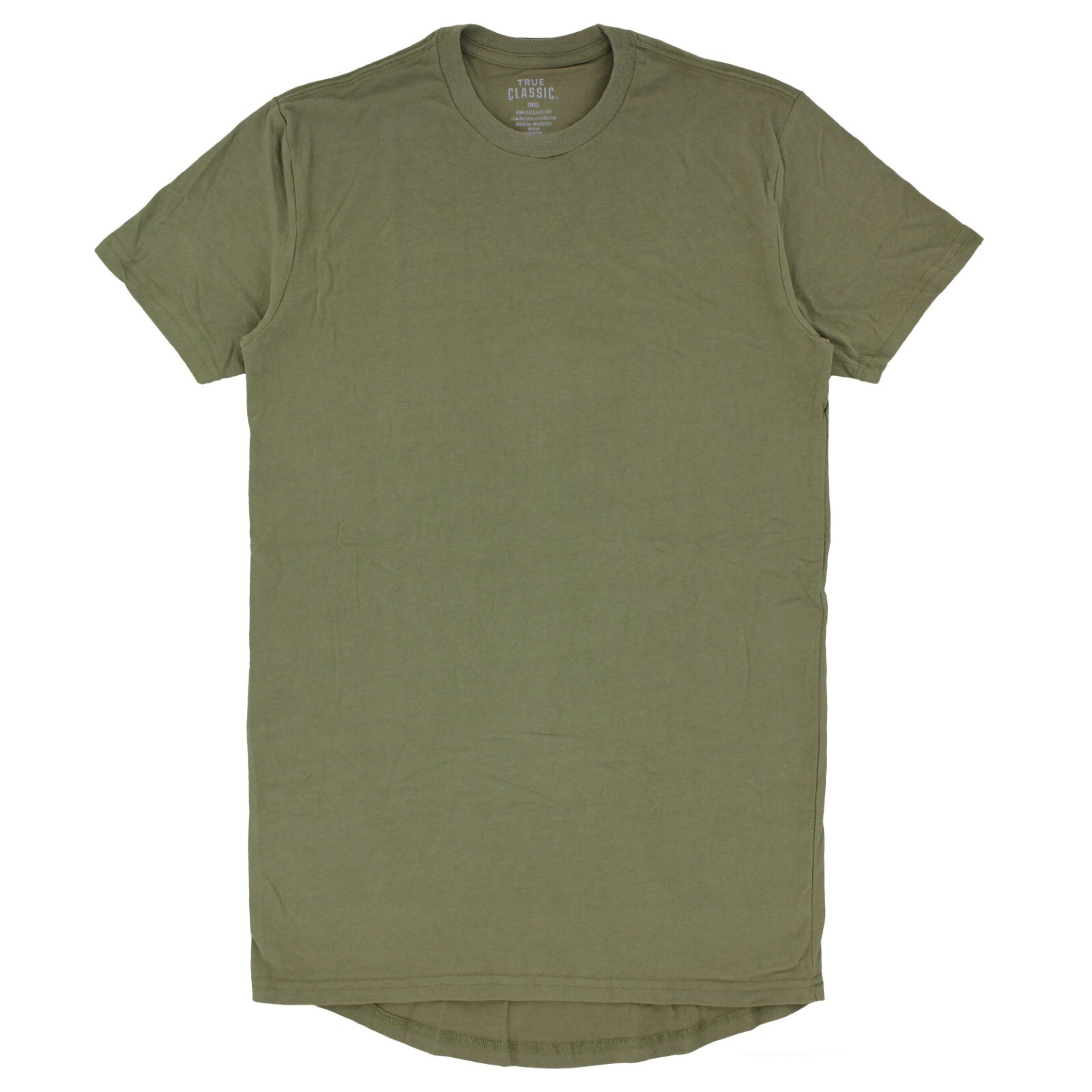 True Classic Mens Short Sleeve Shirt Longer Length Lightweight Cotton gallery
