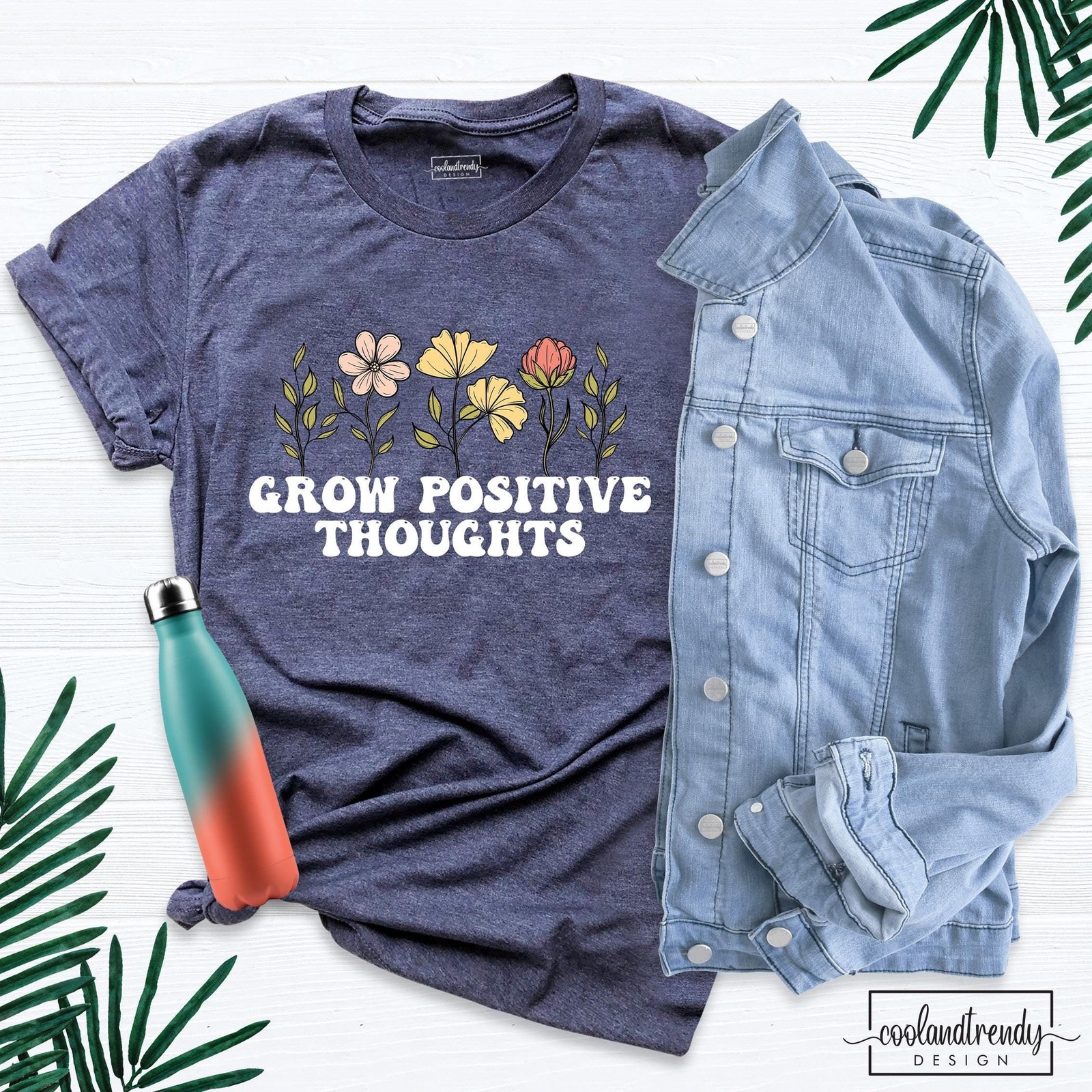Grow Positive Thoughts Shirt Kindness Shirt Plant Shirt Positive Shirt gallery
