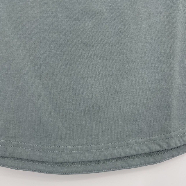 BYLT Premium Basics Signature Tee Mens Large Sage Green Curved Hem T-Shirt gallery
