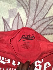 Blessed Ober Fear Shirt Red Medium Size
