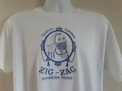 ZIG ZAG ROLLING PAPERS CLASSIC MENS T SHIRT SIZE 2X LARGE NEW