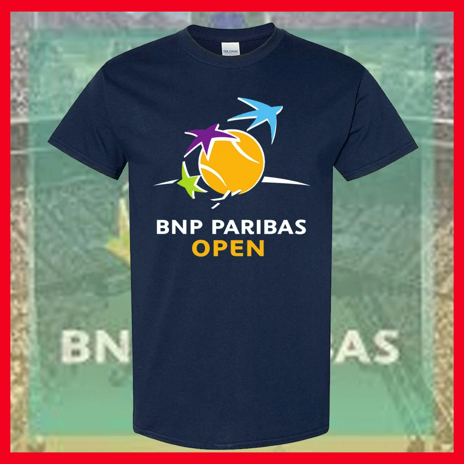 NEW!!! The 2026 BNP Paribas Open Logo Unisex T-shirt All Size S-3XL T-shirt gallery