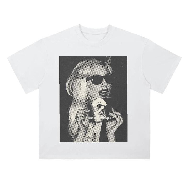 Lady Gaga Drop Shoulder T-Shirt All Size S-5XL Multicolor gallery