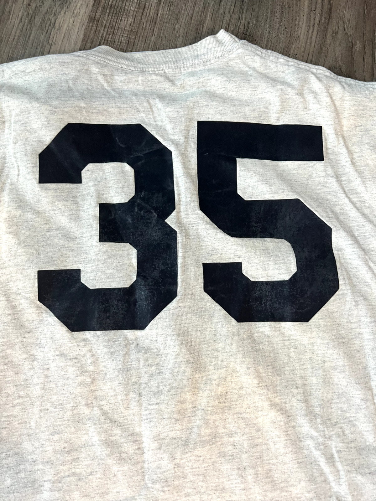 Vintage 90s / Y2K USA Baseball #35 T Shirt XL Made in USA RARE gallery