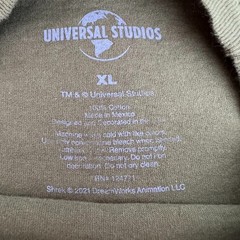 Universal Studios Shrek Gingerbread Man “Not My Gum Drop Buttons” T-Shirt XL