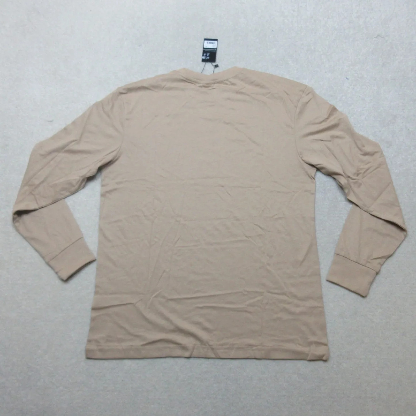 Urban Classics Tall Tee Long Sleeve Shirt M Tan Cotton Casual Wear gallery