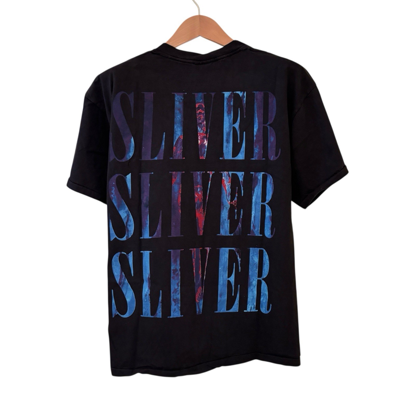 Vintage NIRVANA Sliver 1992 Kurt Cobain Grunge Band Size XL T-Shirt REPRINT gallery