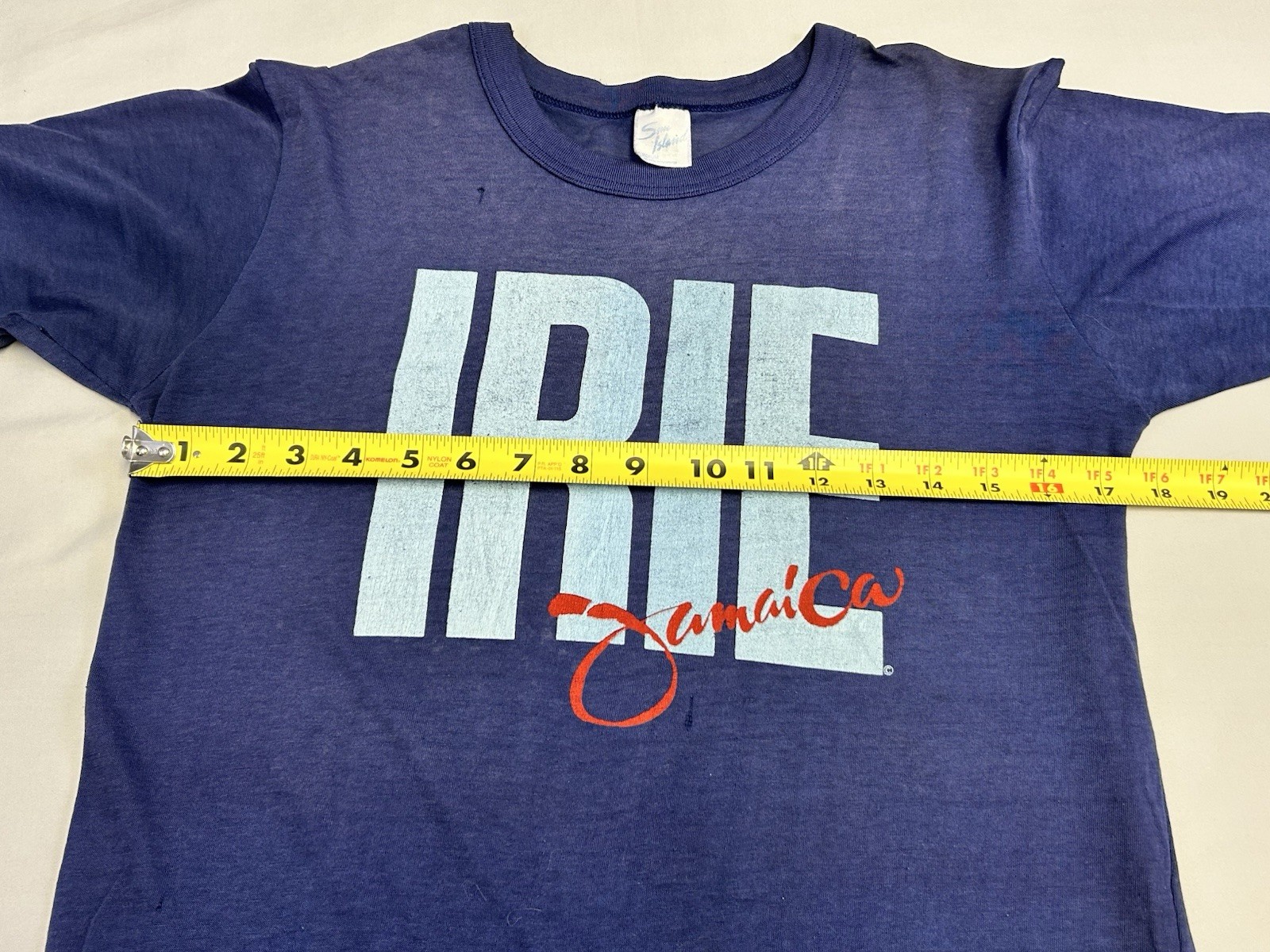 Vintage IRIE Jamaica T-Shirt Single Stitch Sz M Paper Thin gallery