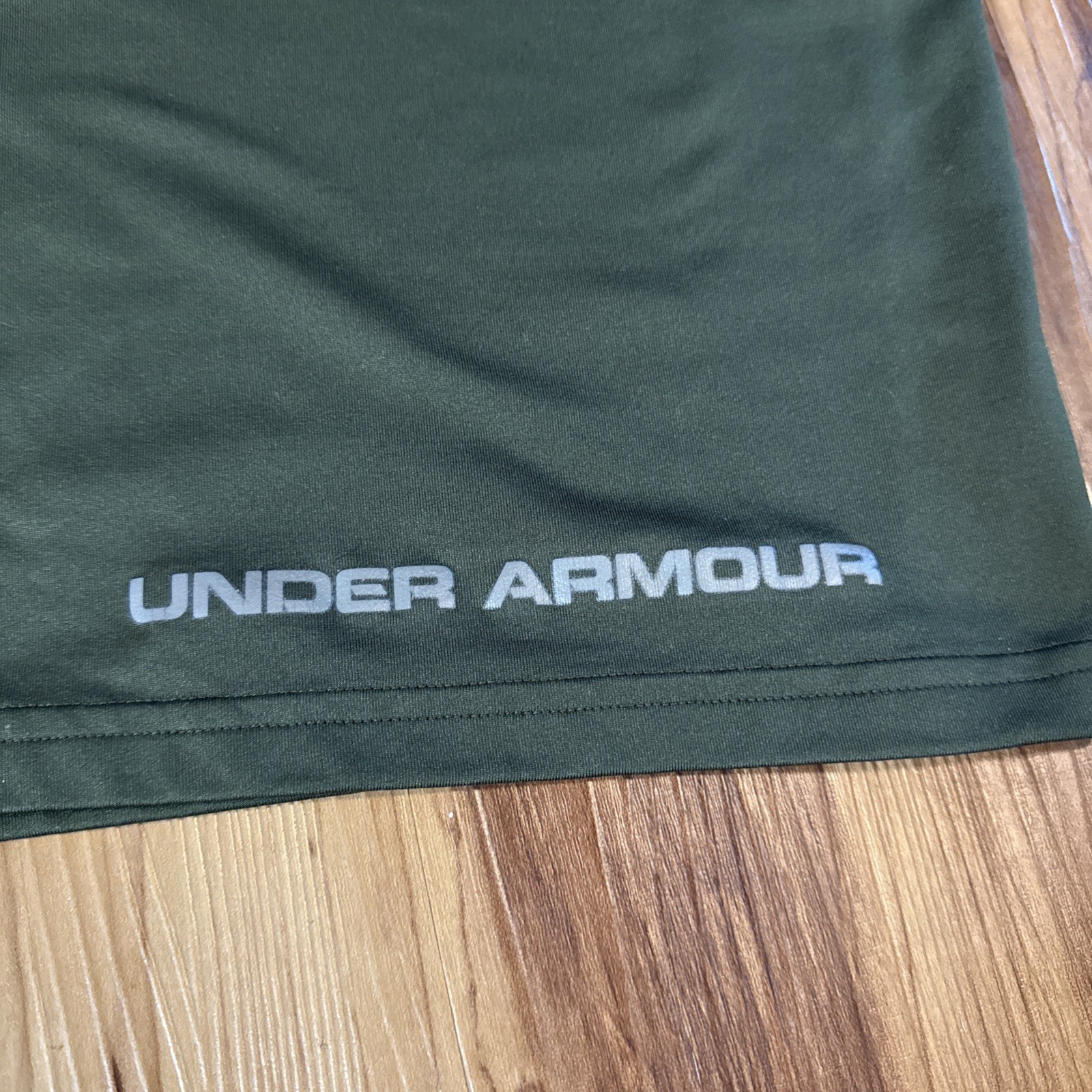 Under Armour Shirt Mens 2XL XXL Green Fitted Long Sleeve gallery