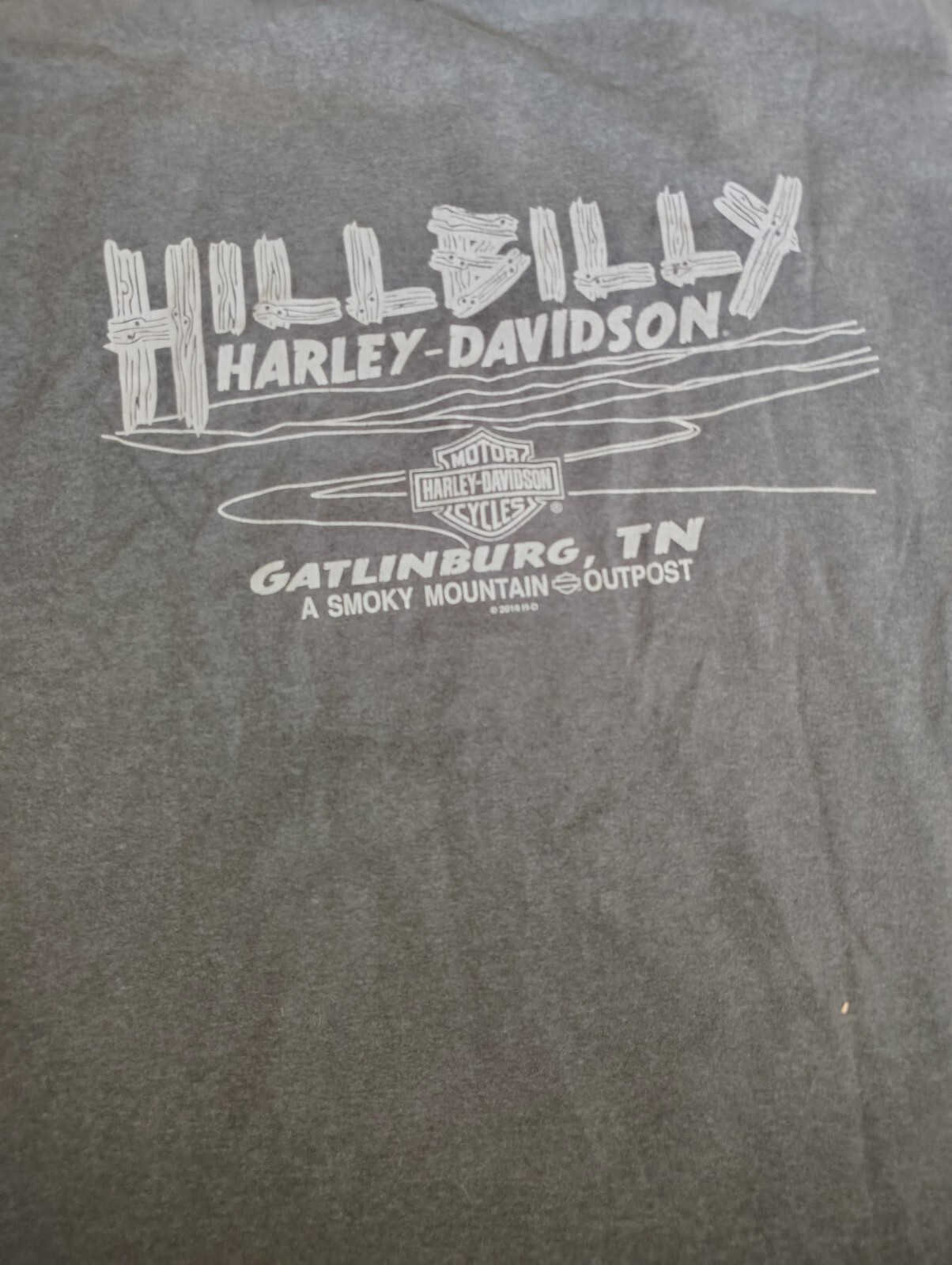 Harley Davidson tank top Hillbilly H-D Gatlinburg TN No size tag see measurement gallery