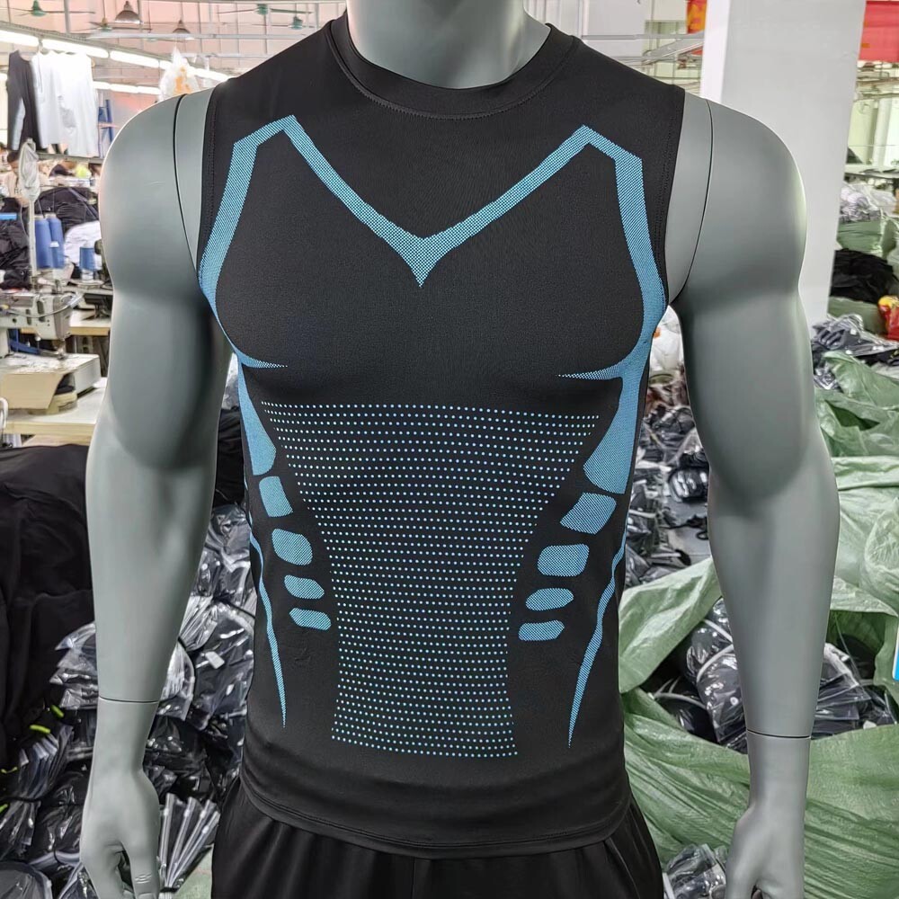 New Compression Shirt Version Shaping Sleeveless Vest Mens Comfortable Tank gallery