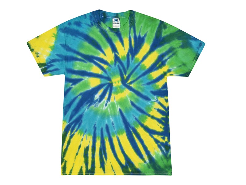 Multi-Color Tie Dye T-Shirts Adult SM - XXXXXL 100% Cotton Colortone gallery