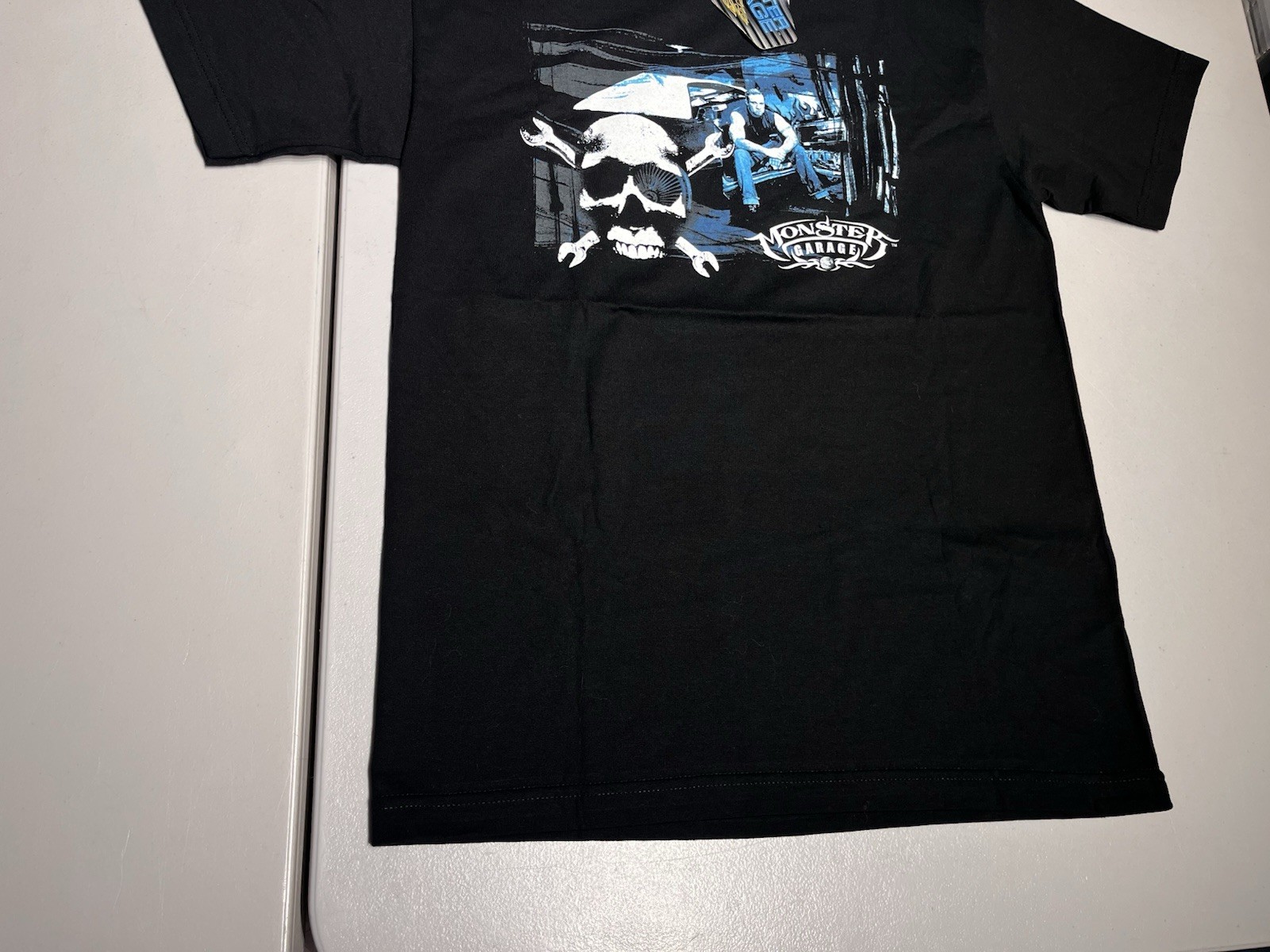 MONSTER GARAGE SHIRT MEN’S MEDIUM BLACK JESSE JAMES DISCOVERY CHANNEL T TEE 2003 gallery