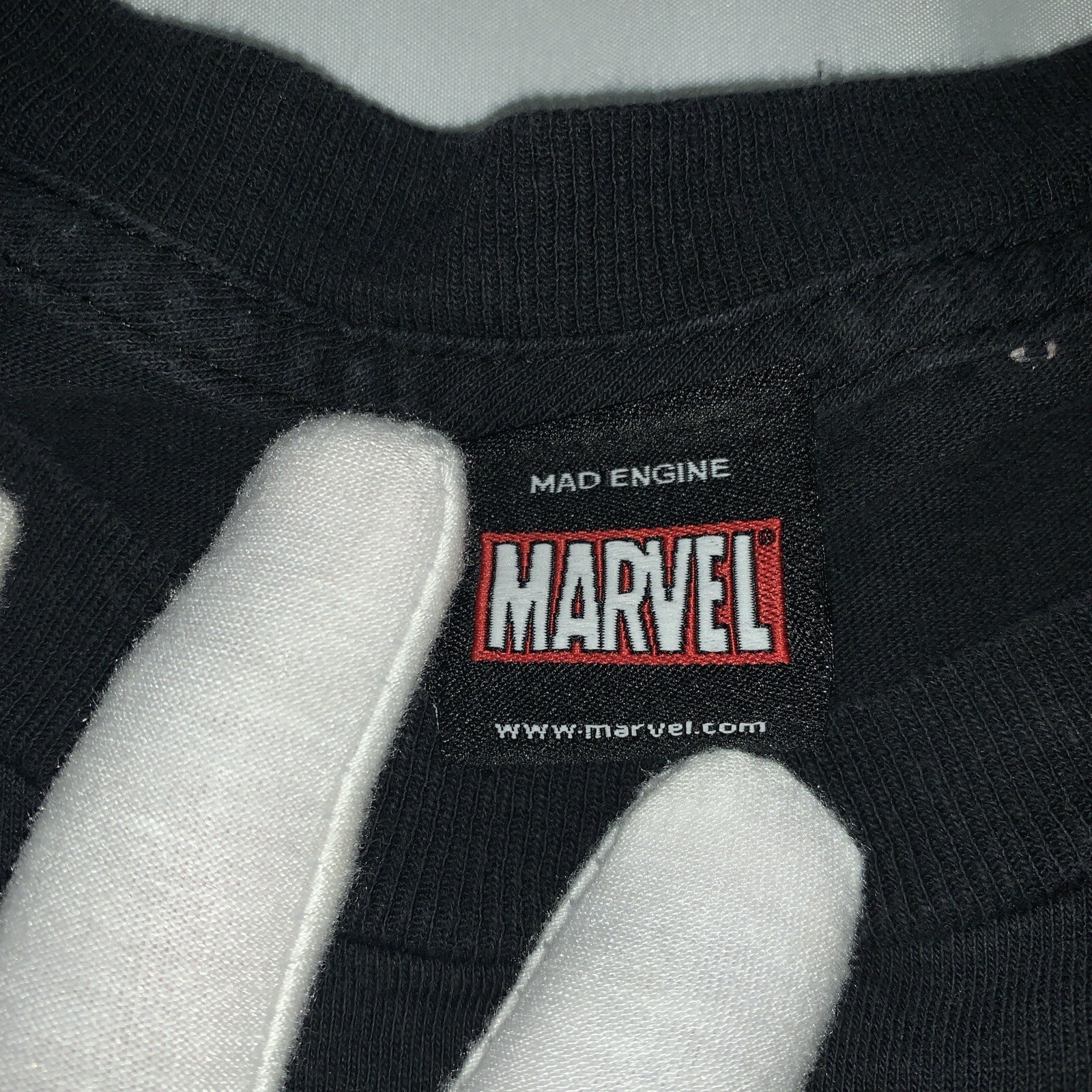 Vintage 20s Mad Engine Marvel Thor Hulk Spider-Man Captain A T-shirt Size Large gallery
