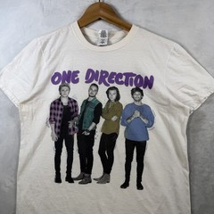 One Direction Shirt Mens Medium White Honda Civic Tour 2015 Graphic Tee T-Shirt