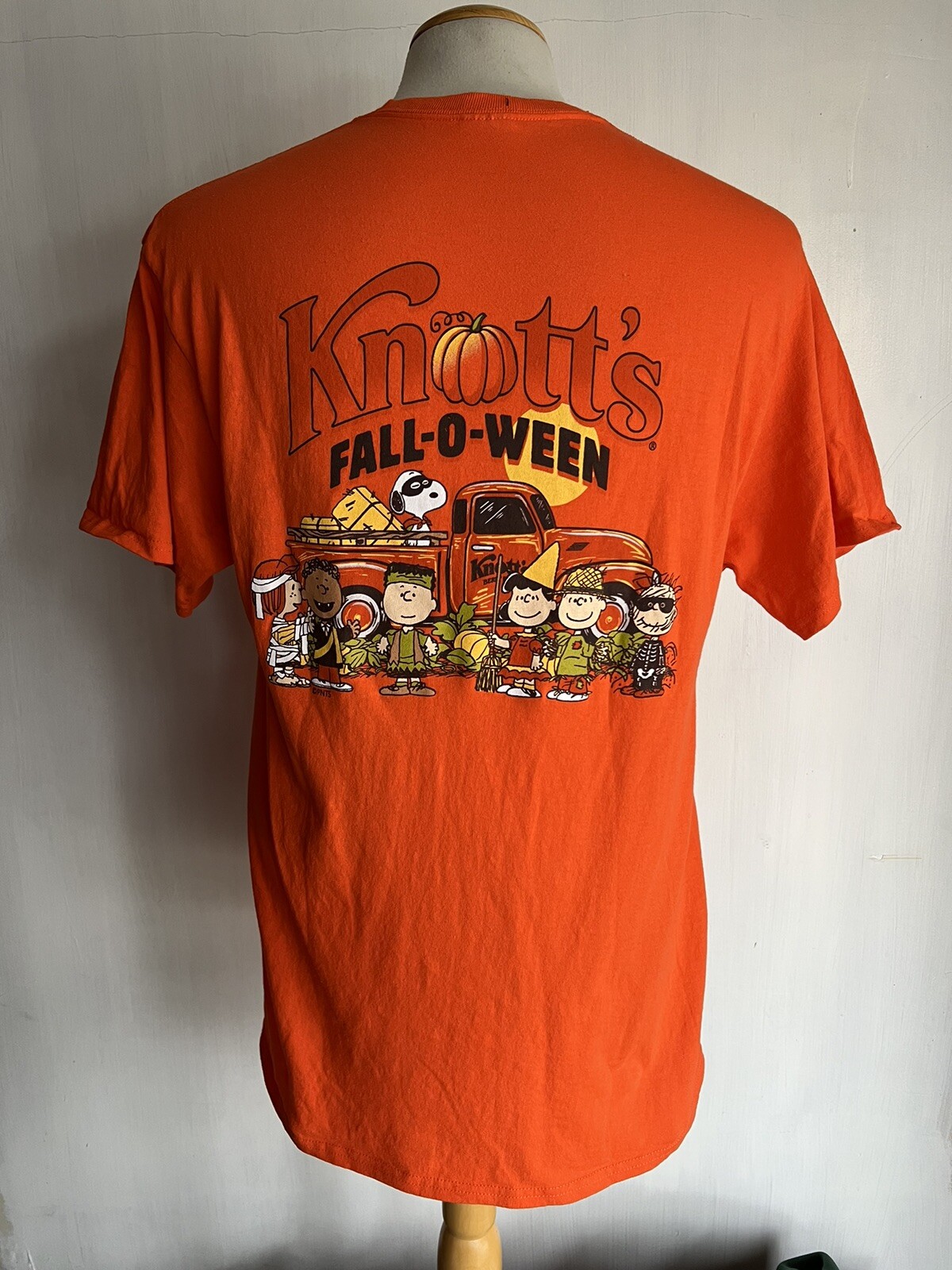 KNOTT'S BERRY FARM (2020) Official "Fall-O-Ween" Peanuts Halloween T-Shirt Large gallery