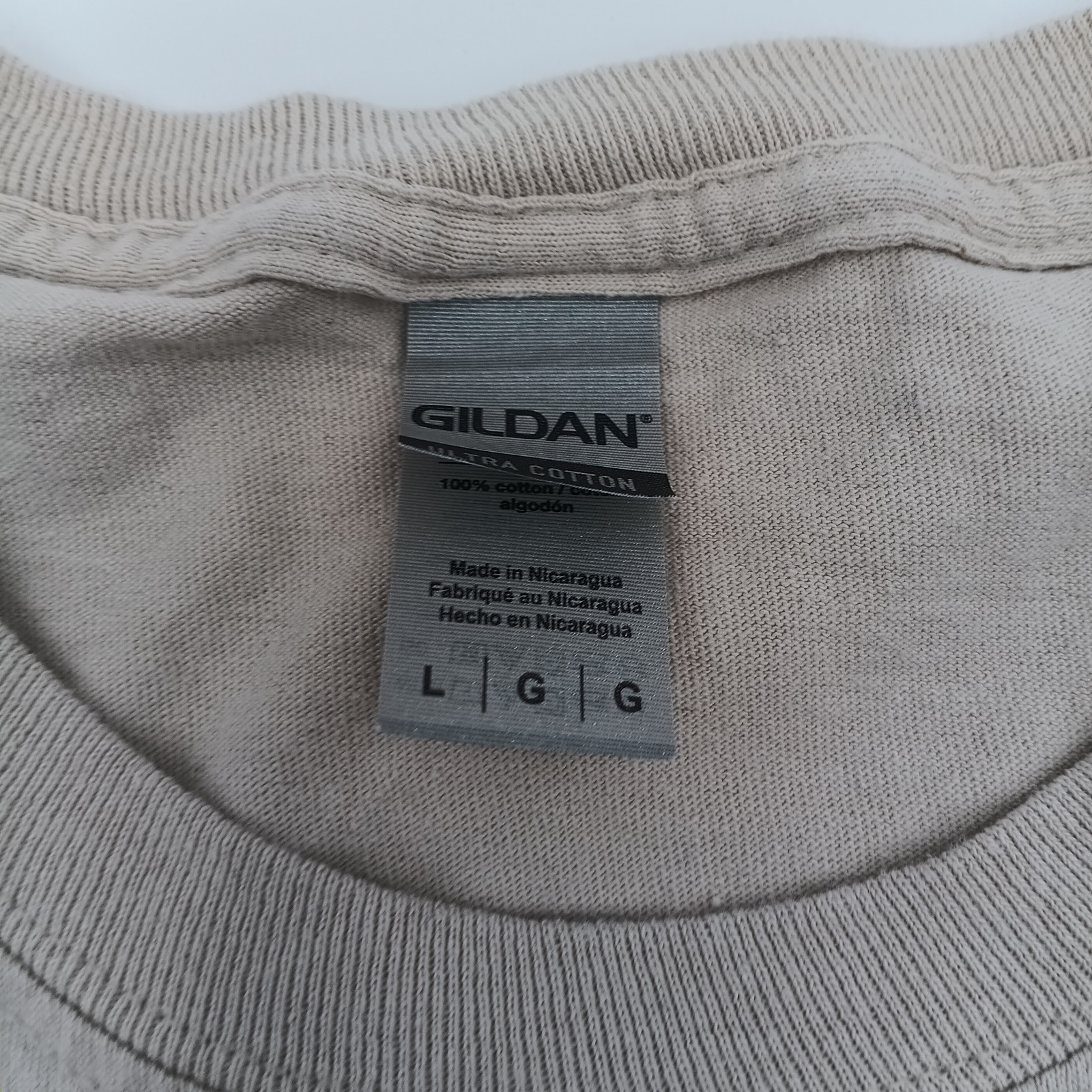 Gildan T Shirt Mens Large Tan Park Ranger Uniform Graphic Print gallery
